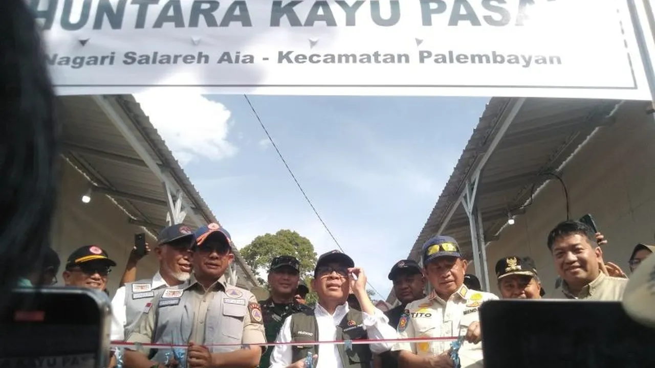 huntara banjir bandang Aceh Barat
